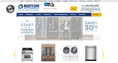 Desktop Screenshot of bostonappliance.net