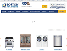 Tablet Screenshot of bostonappliance.net